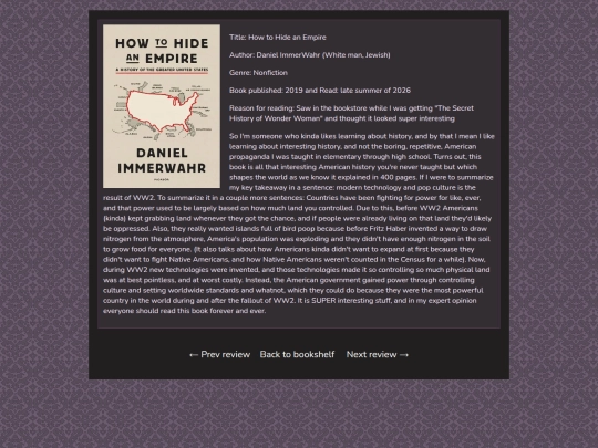 Bookpages/howtohideanempire screenshot