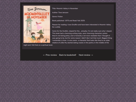 Bookpages/moominvalleyNovember screenshot