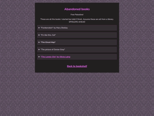 abandonedbook screenshot