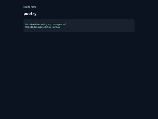 poetry screenshot