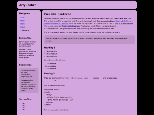 index screenshot