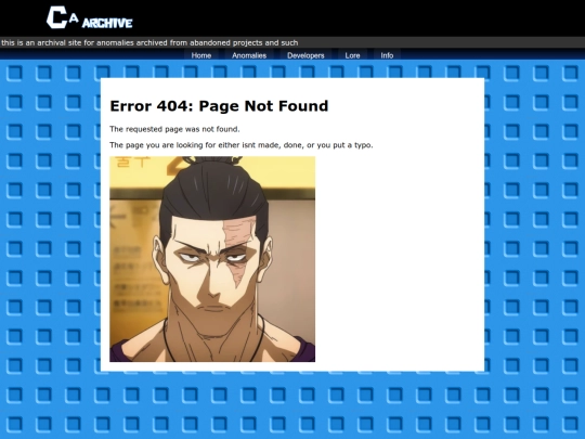not_found screenshot