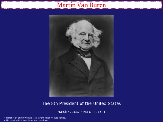 presidentprofileminiproject screenshot