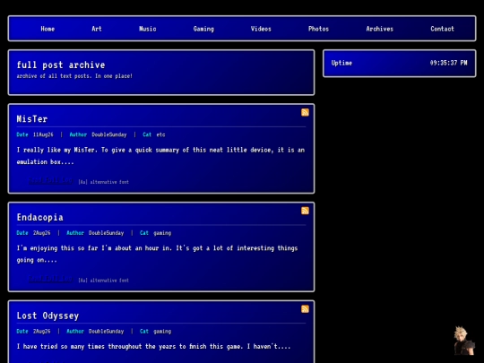 archives screenshot