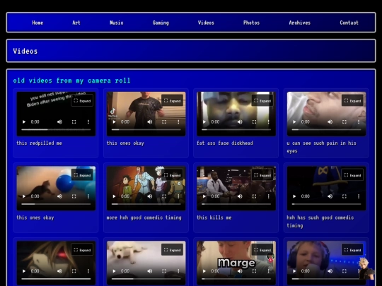 videos screenshot