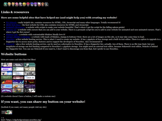 linksandresources screenshot