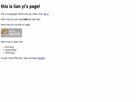 index screenshot