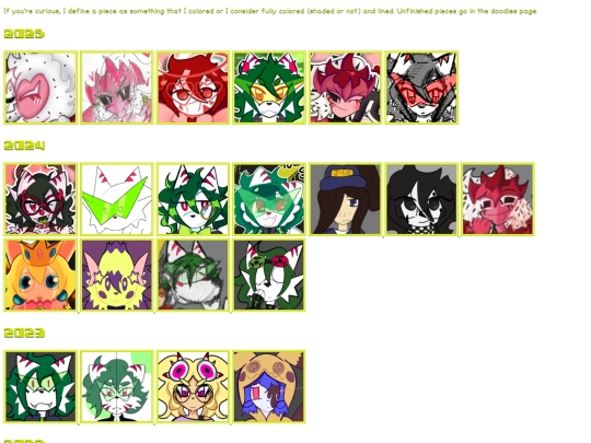 art/pages/pieces screenshot