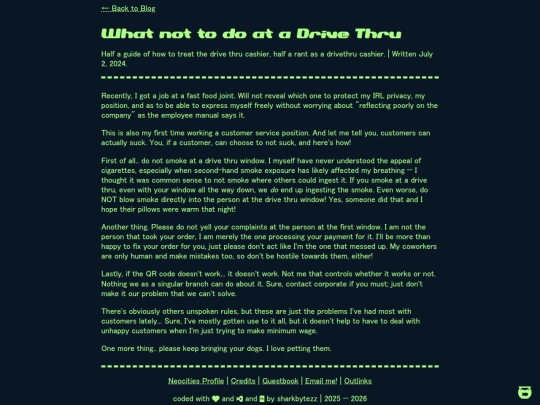 blog/entries/drivethru screenshot