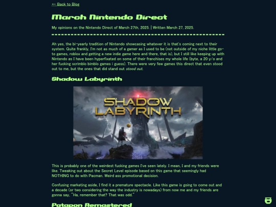 blog/entries/marchDirect screenshot