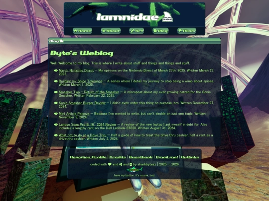 blog screenshot