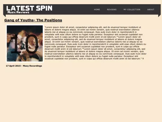ReviewTemplate screenshot