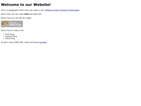 index screenshot