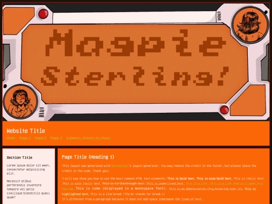index screenshot