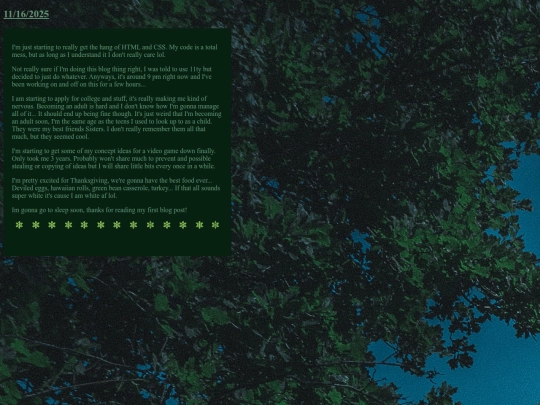 Blog/Blog Posts/Post 1 - Nov 16 2025 screenshot