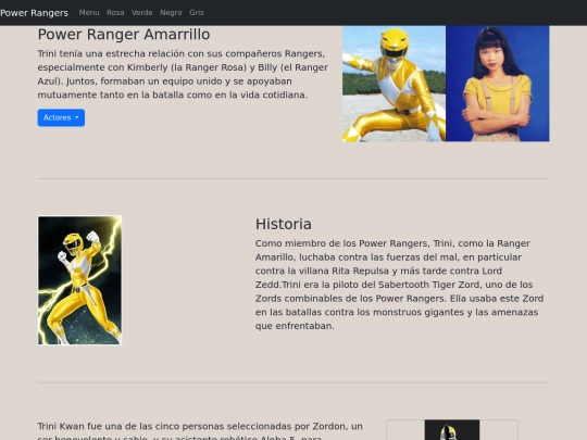 paginas/Amarillo screenshot