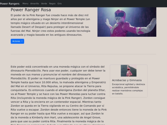 paginas/Rosa screenshot