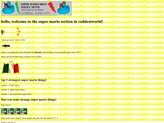 mariosection screenshot