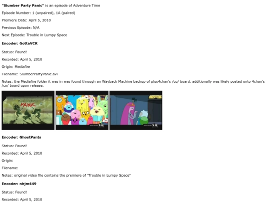 shows/Adventure Time/Season 1/atslumbpartypanic screenshot