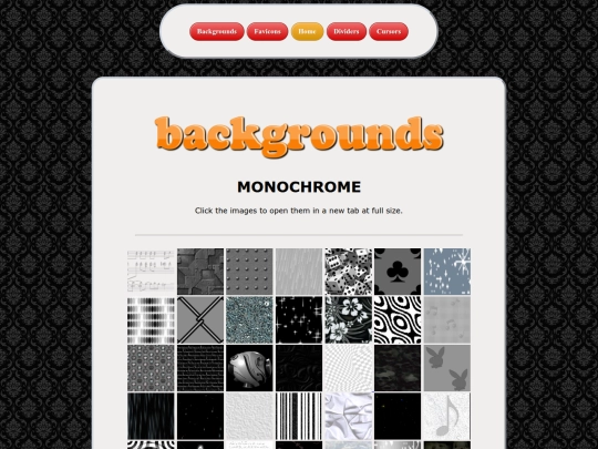 backgrounds/monochrome/menu screenshot
