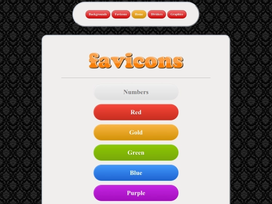 favicons/menu screenshot