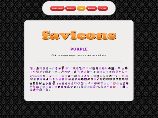 favicons/purple/menu screenshot