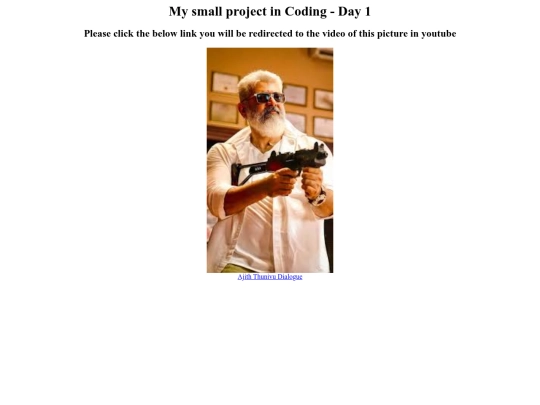 Ajith/Ajtih Thunivu/Ajith thunivu - Project 1 screenshot