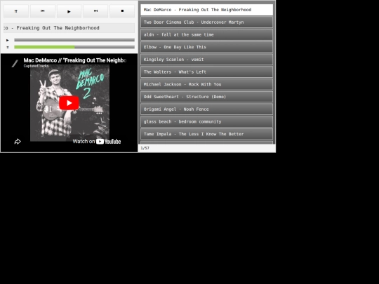 menus/musicplayer screenshot