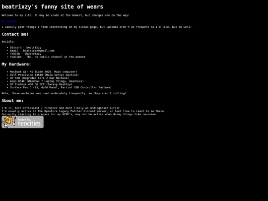 index screenshot