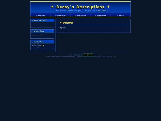 index screenshot