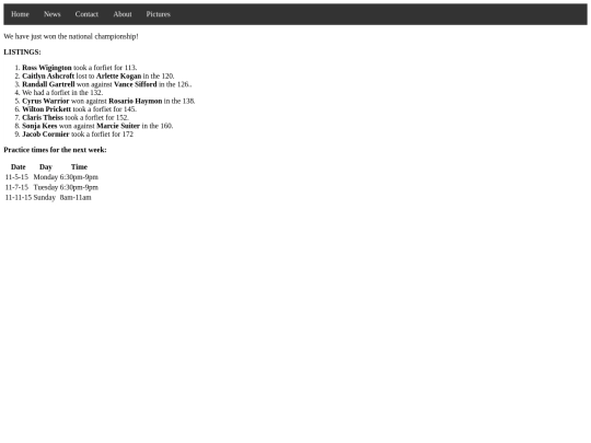 News screenshot