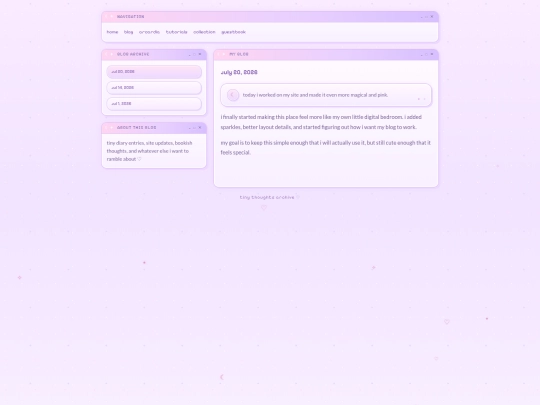 about/blog screenshot
