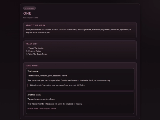 sleeptoken/pages/one screenshot