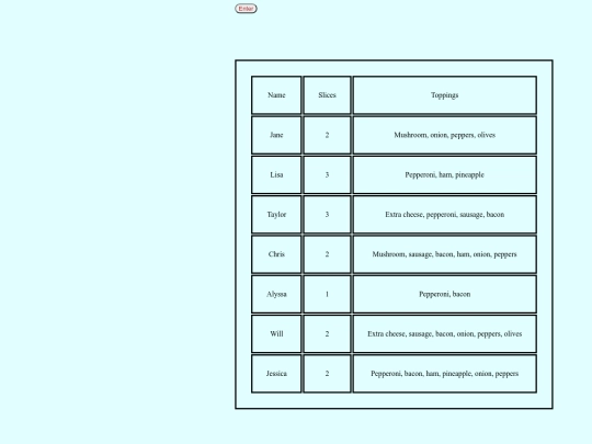 Project/mealplan screenshot