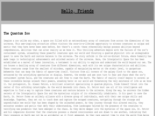 index screenshot