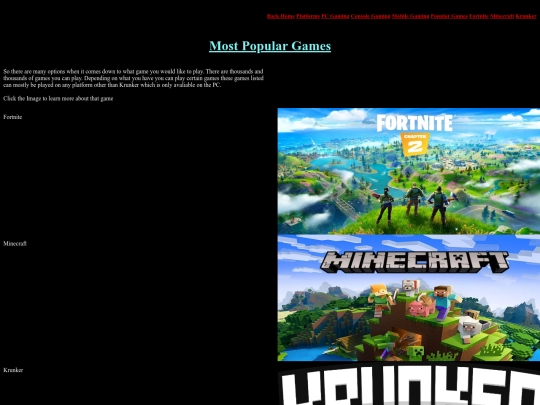 populargames screenshot