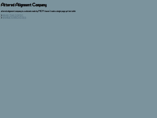 alteredalignmentcompany screenshot