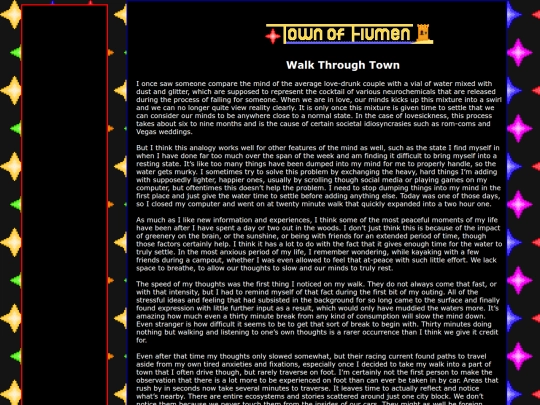 WalkThroughTown screenshot