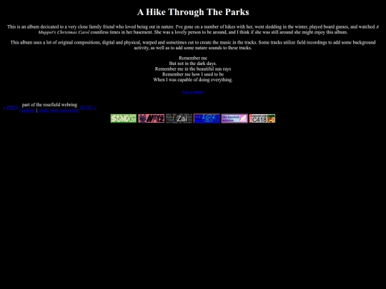 albums/parks screenshot