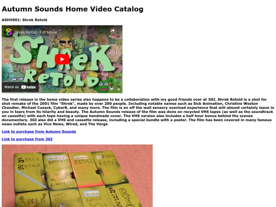 homevideo screenshot