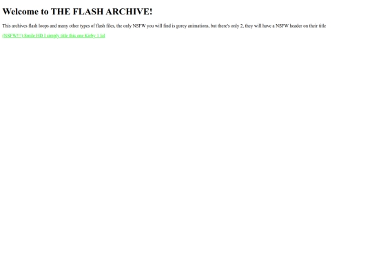 flash archive/flasharchive screenshot