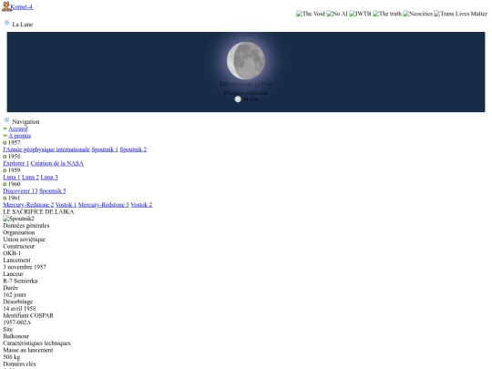 pages/espace/Spoutnik2 screenshot