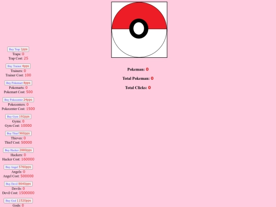 clickgame screenshot
