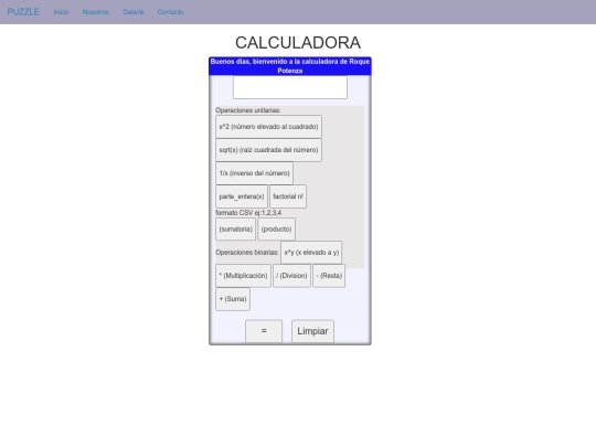 calculadora screenshot
