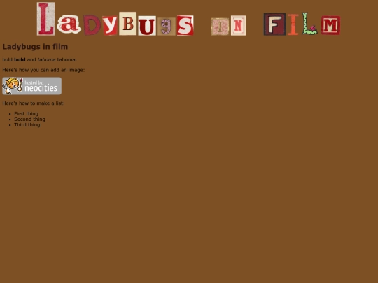 ladybugs_in_films screenshot