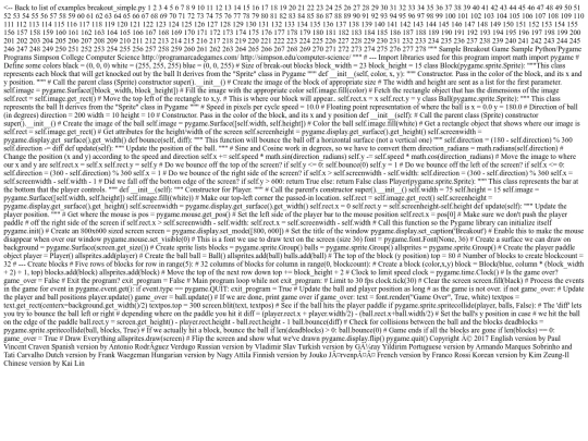 index screenshot