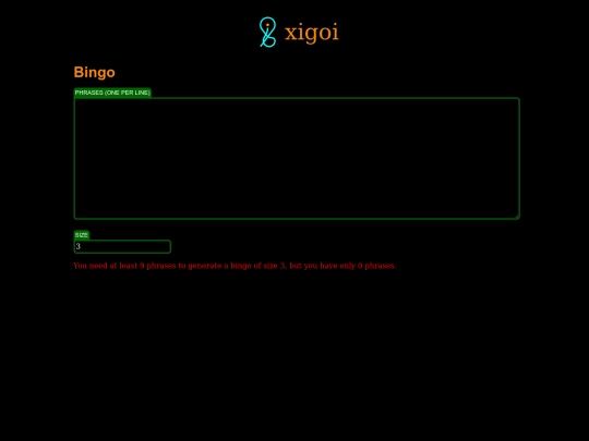 bingo screenshot
