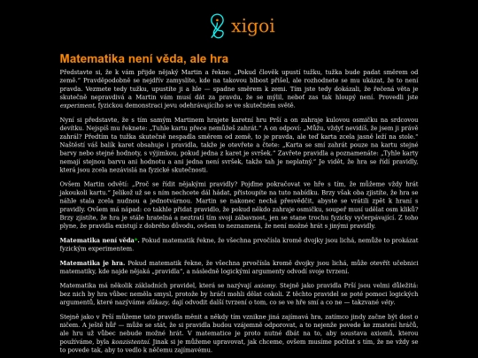 c/matematika-je-hra screenshot
