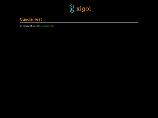 cusdis-test screenshot