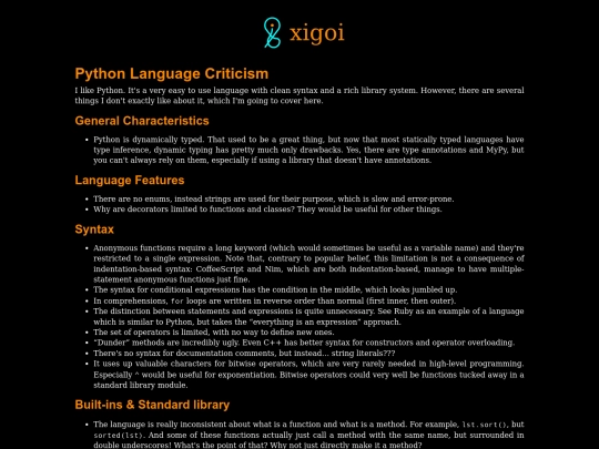 language-criticism/python screenshot